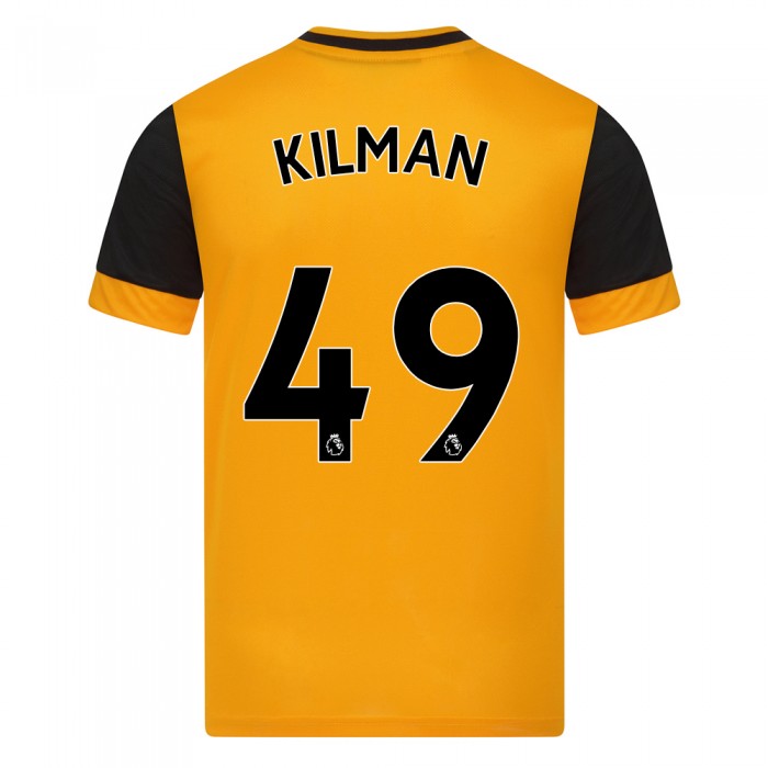 Niño Fútbol Camiseta Max Kilman #49 1ª Equipación Naranja 2020/21 La Camisa Chile