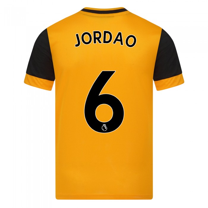 Niño Fútbol Camiseta Bruno Jordao #6 1ª Equipación Naranja 2020/21 La Camisa Chile