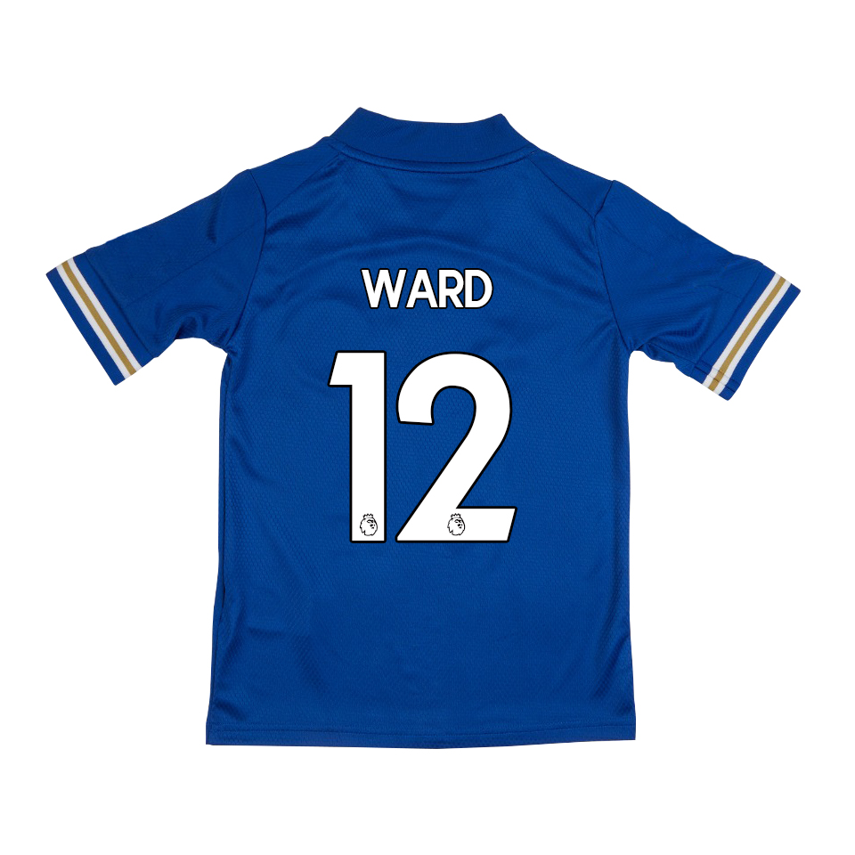 Niño Fútbol Camiseta Danny Ward #12 1ª Equipación Azul 2020/21 La Camisa Chile