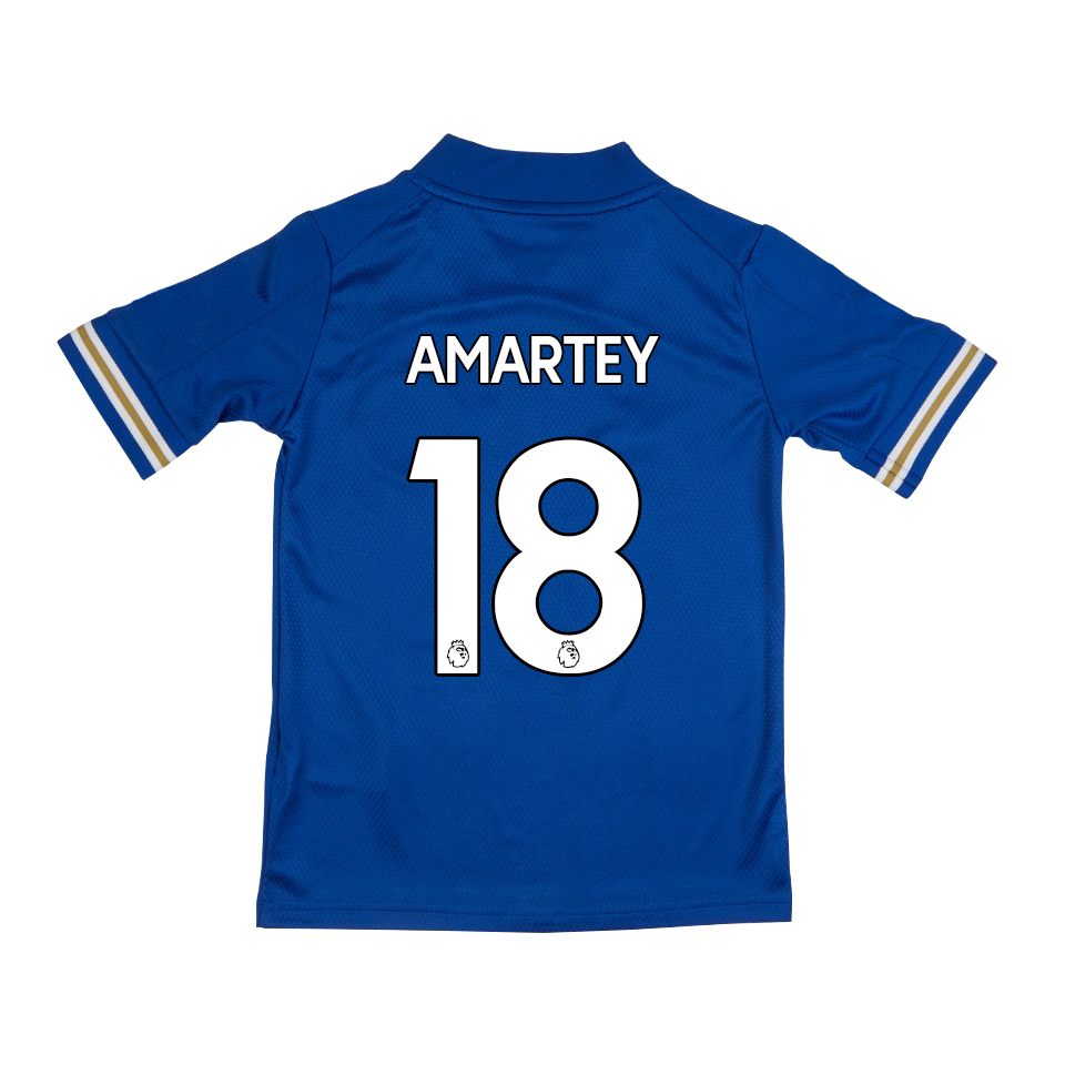 Niño Fútbol Camiseta Daniel Amartey #18 1ª Equipación Azul 2020/21 La Camisa Chile