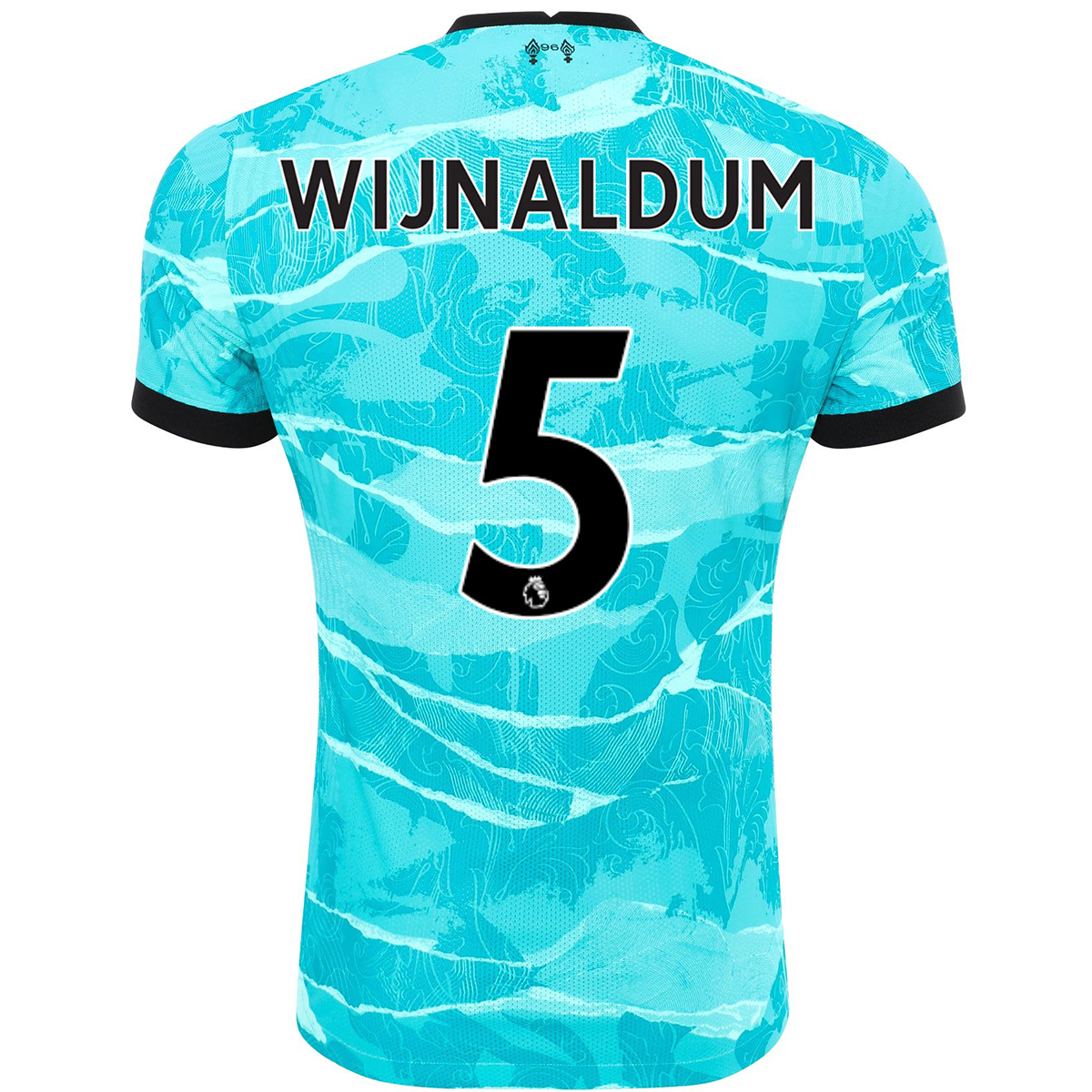 Niño Fútbol Camiseta Georginio Wijnaldum #5 2ª Equipación Azul 2020/21 La Camisa Chile
