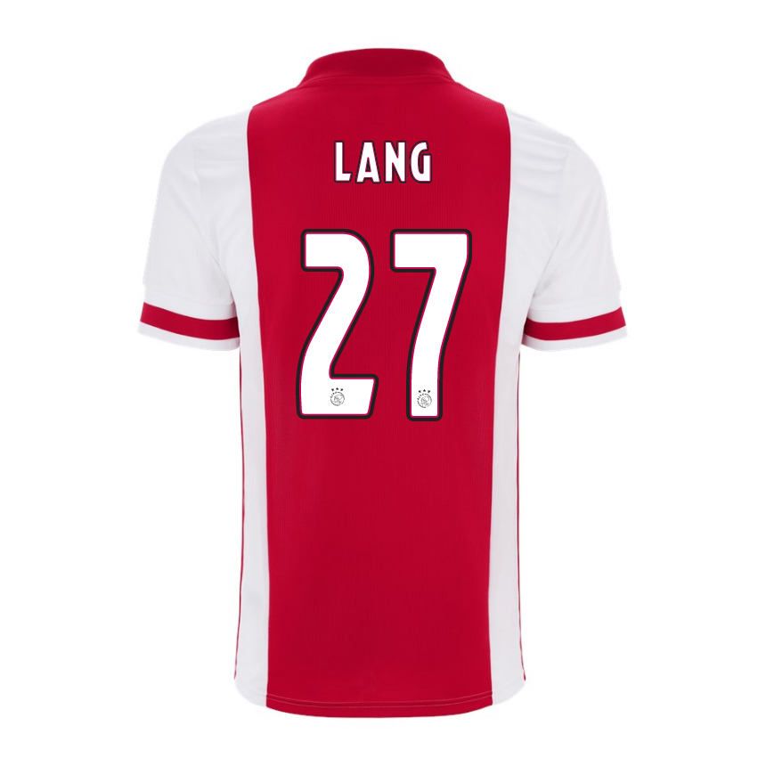 Niño Fútbol Camiseta Noa Lang #27 1ª Equipación Roja 2020/21 La Camisa Chile
