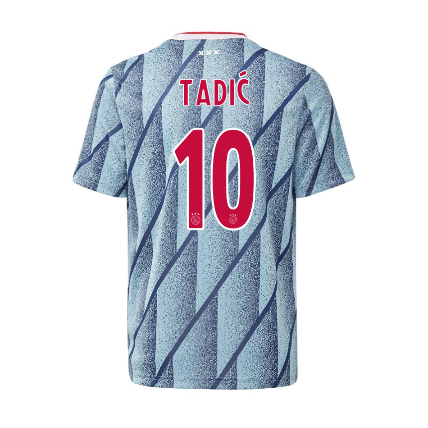 Niño Fútbol Camiseta Dusan Tadic #10 2ª Equipación Azul 2020/21 La Camisa Chile