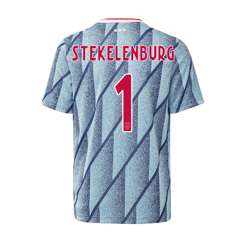 Niño Fútbol Camiseta Maarten Stekelenburg #1 2ª Equipación Azul 2020/21 La Camisa Chile