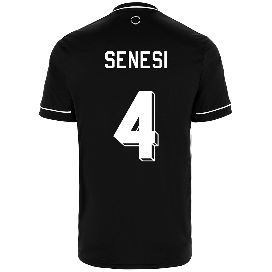 Niño Fútbol Camiseta Marcos Senesi #4 2ª Equipación Negra 2020/21 La Camisa Chile