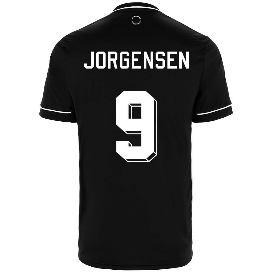 Niño Fútbol Camiseta Nicolai Jorgensen #9 2ª Equipación Negra 2020/21 La Camisa Chile