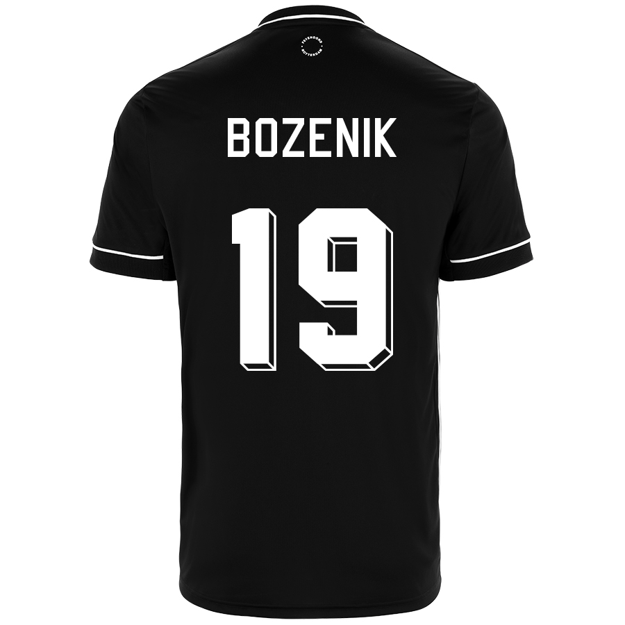 Niño Fútbol Camiseta Robert Bozenik #19 2ª Equipación Negra 2020/21 La Camisa Chile