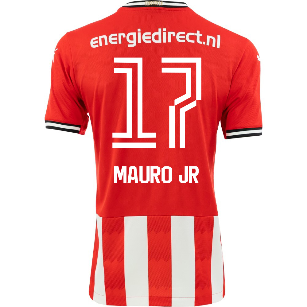 Niño Fútbol Camiseta Mauro Junior #17 1ª Equipación Roja 2020/21 La Camisa Chile