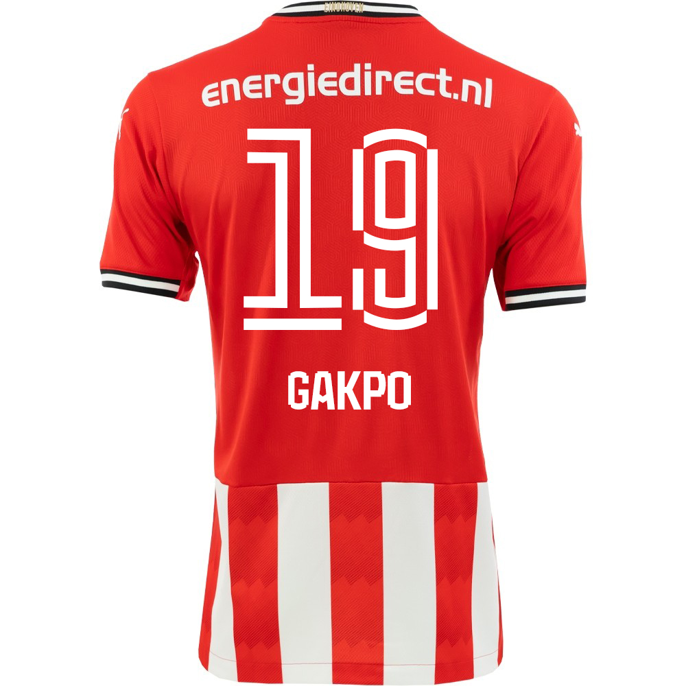 Niño Fútbol Camiseta Cody Gakpo #19 1ª Equipación Roja 2020/21 La Camisa Chile