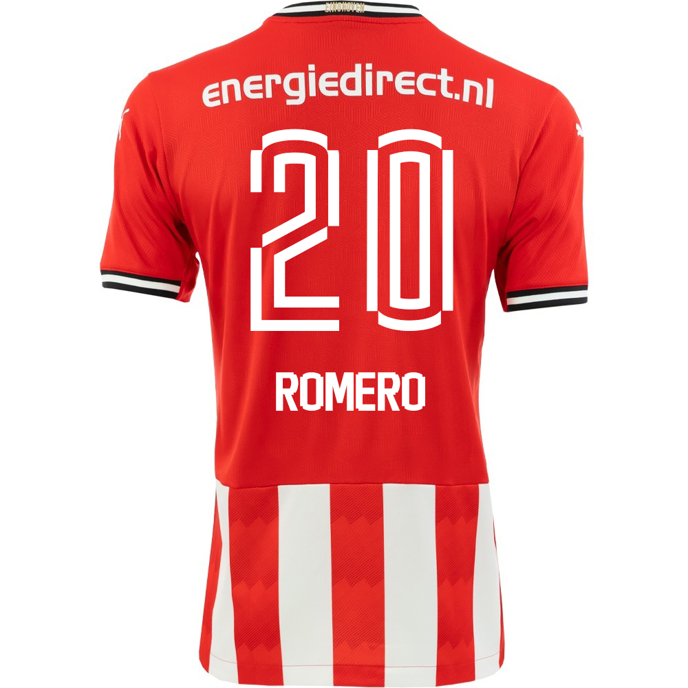 Niño Fútbol Camiseta Maximiliano Romero #20 1ª Equipación Roja 2020/21 La Camisa Chile