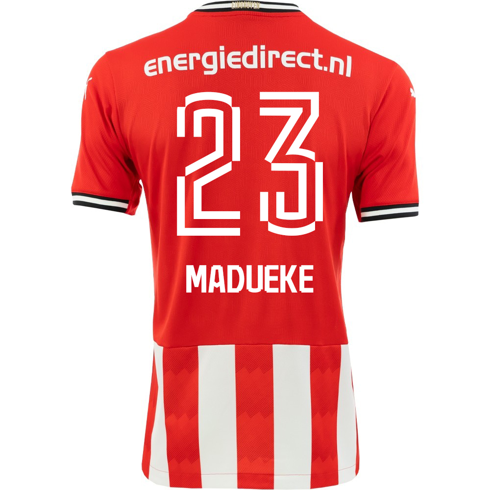 Niño Fútbol Camiseta Noni Madueke #23 1ª Equipación Roja 2020/21 La Camisa Chile