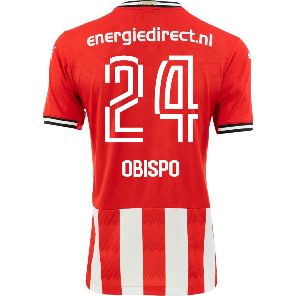 Niño Fútbol Camiseta Armando Obispo #24 1ª Equipación Roja 2020/21 La Camisa Chile