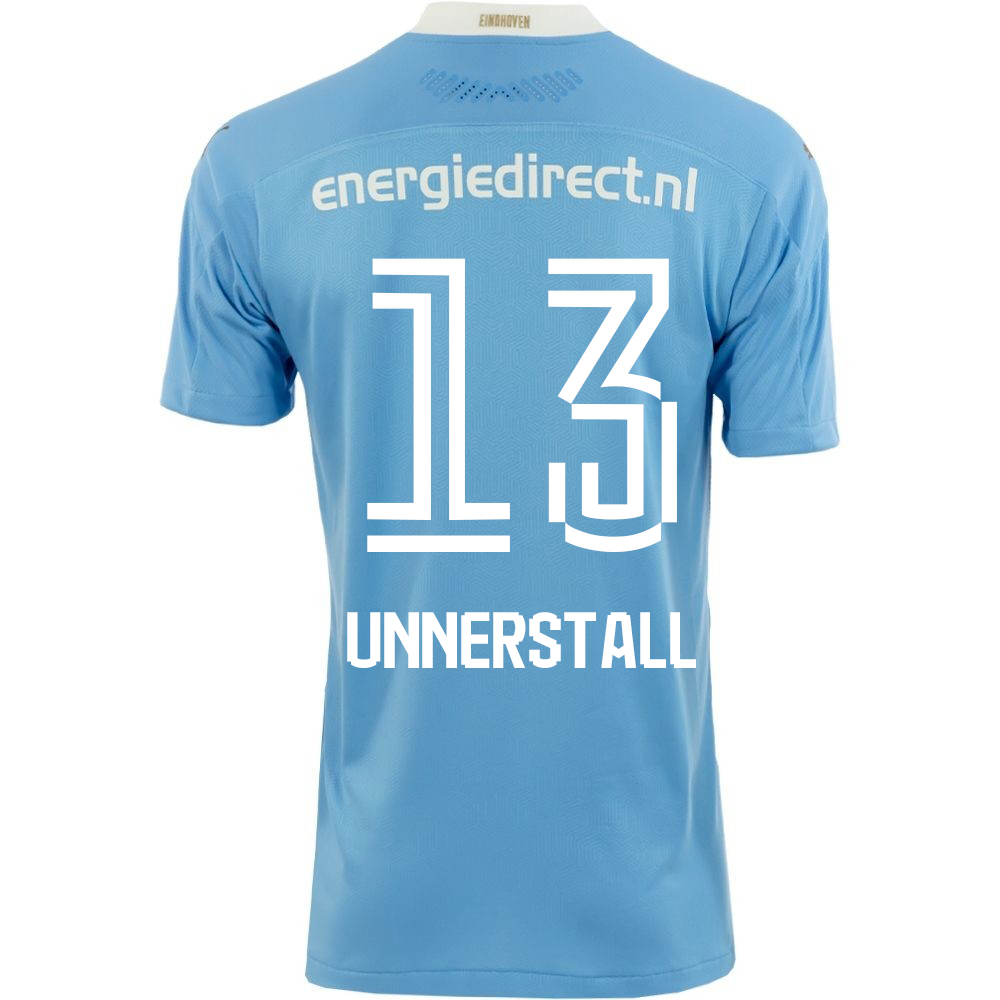 Niño Fútbol Camiseta Lars Unnerstall #13 2ª Equipación Azul 2020/21 La Camisa Chile