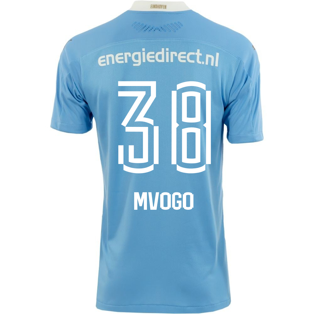 Niño Fútbol Camiseta Yvon Mvogo #38 2ª Equipación Azul 2020/21 La Camisa Chile