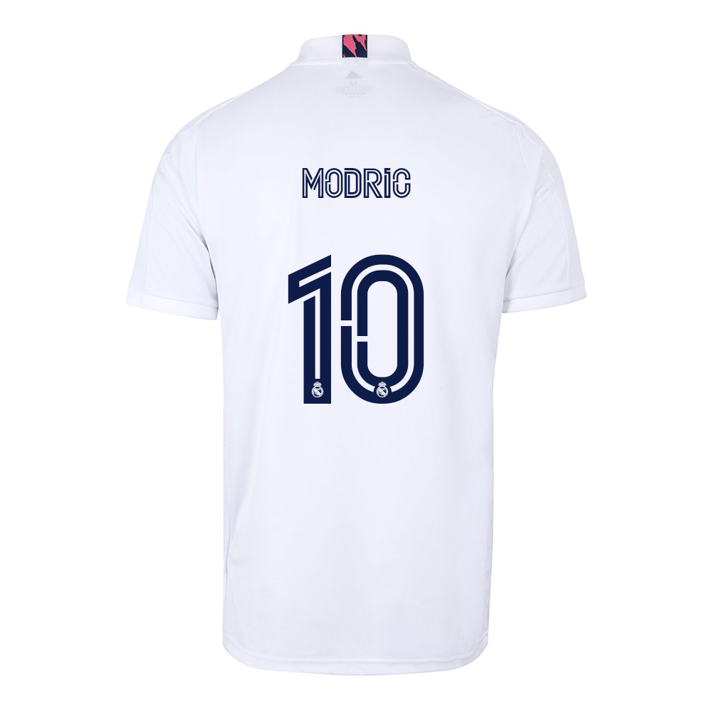 Niño Fútbol Camiseta Luka Modric #10 1ª Equipación Blanco 2020/21 La Camisa Chile