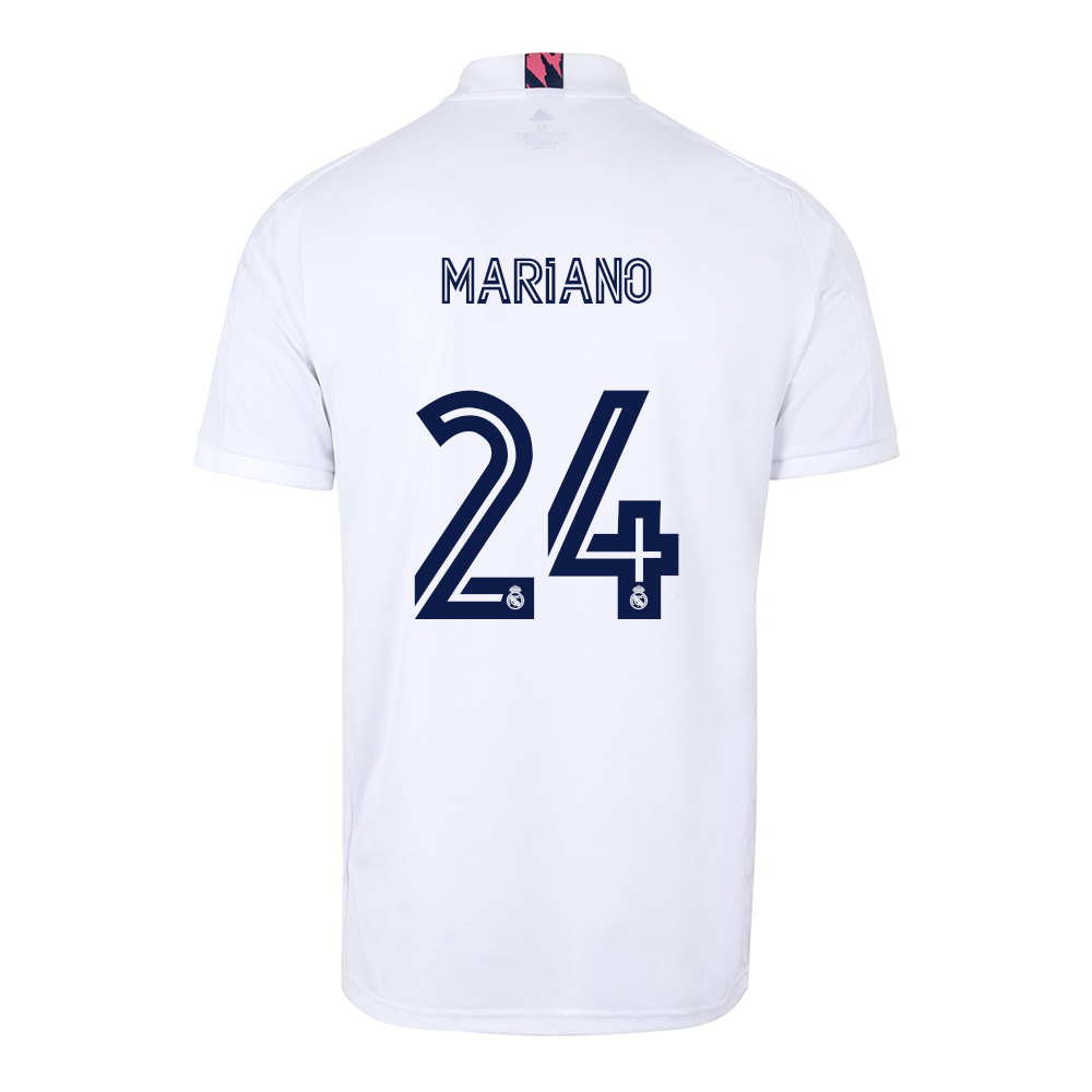 Niño Fútbol Camiseta Mariano Diaz #24 1ª Equipación Blanco 2020/21 La Camisa Chile