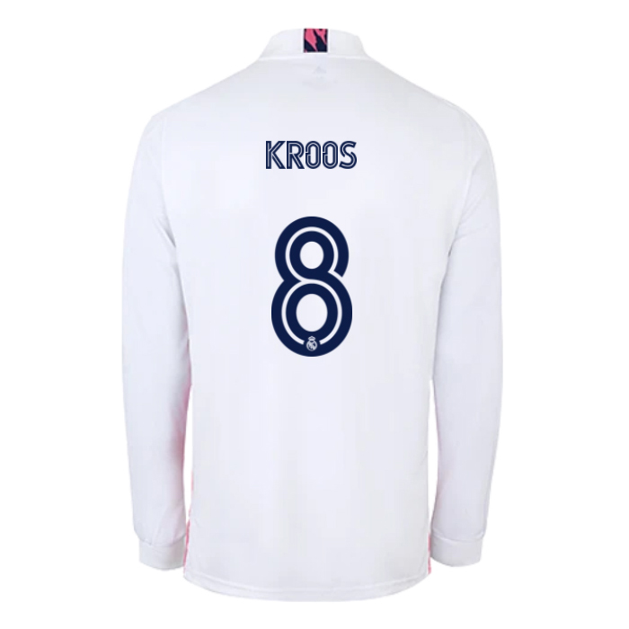 Niño Fútbol Camiseta Toni Kroos #8 1ª Equipación Blanco 2020/21 La Camisa Chile