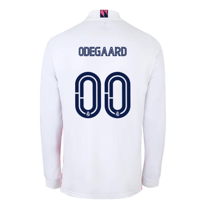 Niño Fútbol Camiseta Martin Odegaard #0 1ª Equipación Blanco 2020/21 La Camisa Chile