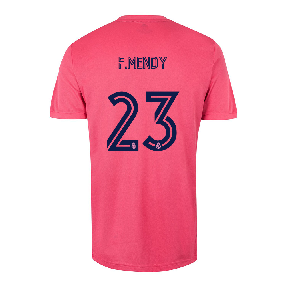 Niño Fútbol Camiseta Ferland Mendy #23 2ª Equipación Rosado 2020/21 La Camisa Chile
