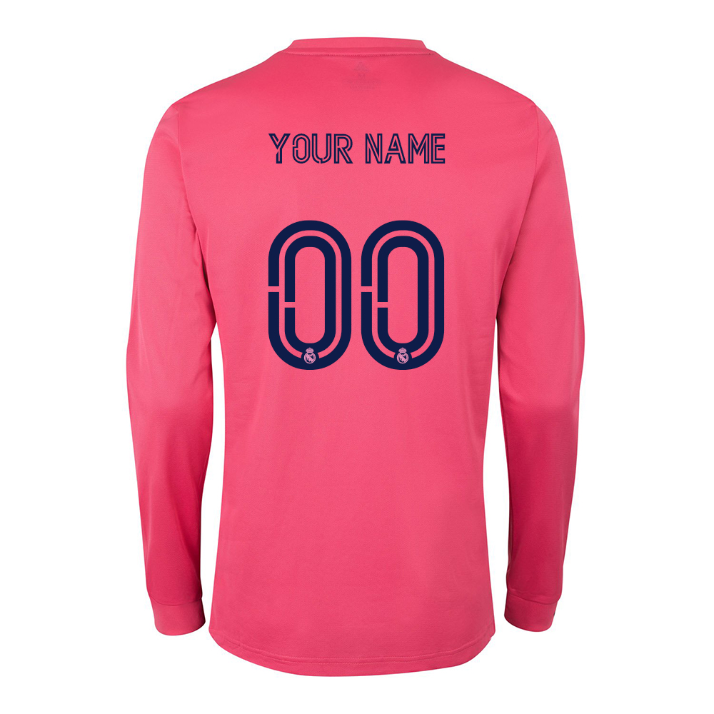Niño Fútbol Camiseta Tu Nombre #0 2ª Equipación Rosado 2020/21 La Camisa Chile