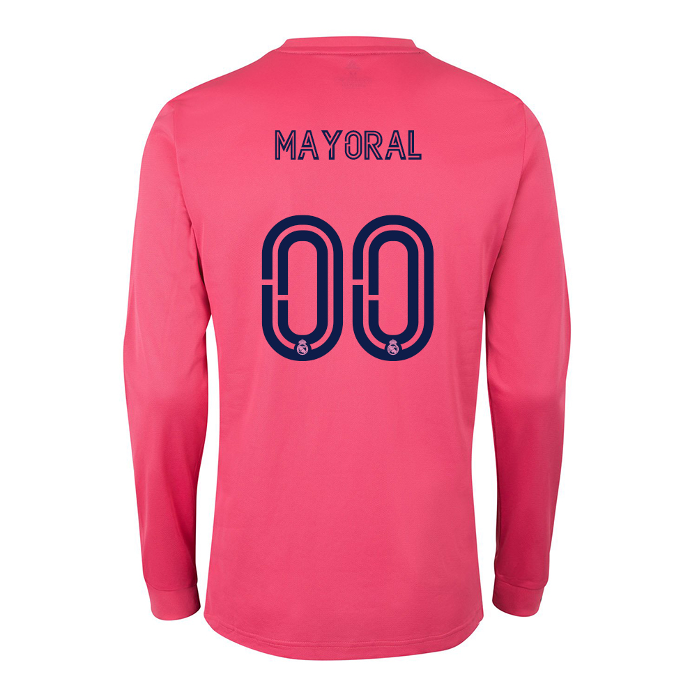 Niño Fútbol Camiseta Borja Mayoral #0 2ª Equipación Rosado 2020/21 La Camisa Chile