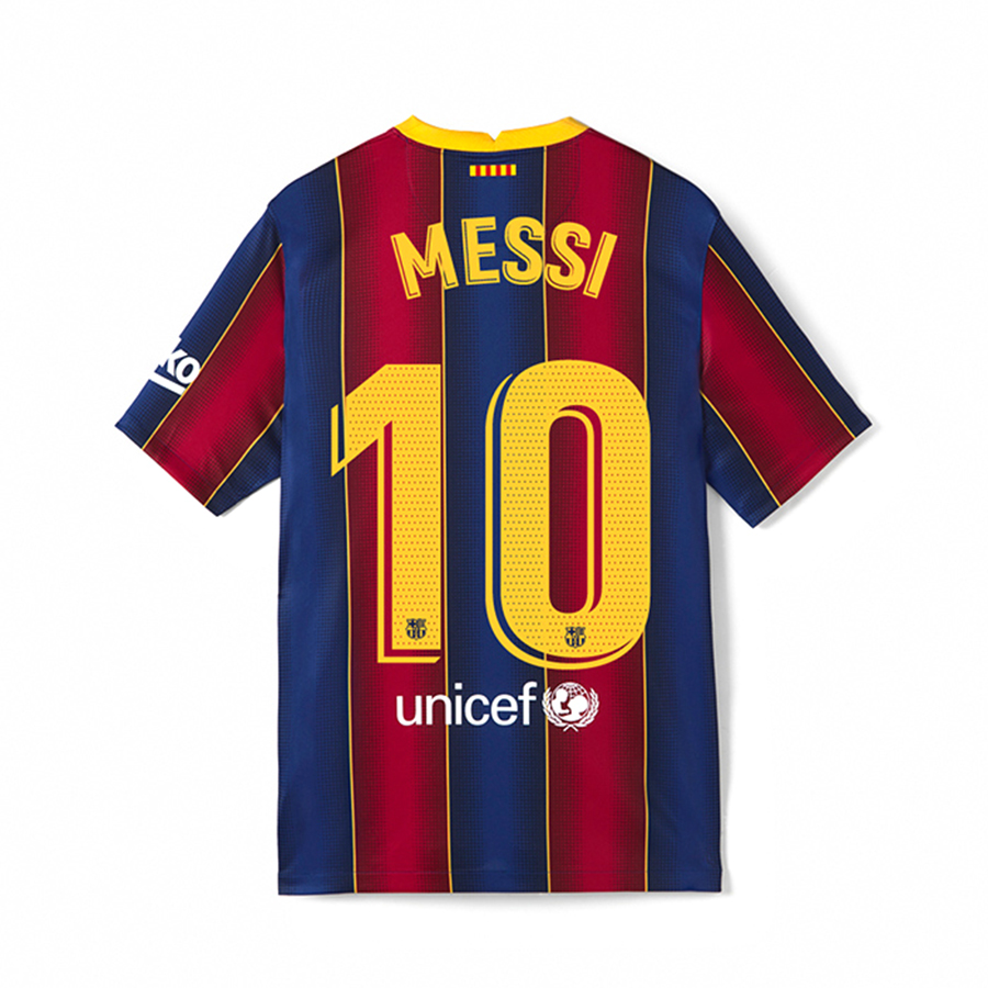 Niño Fútbol Camiseta Lionel Messi #10 1ª Equipación Rojo Azul 2020/21 La Camisa Chile