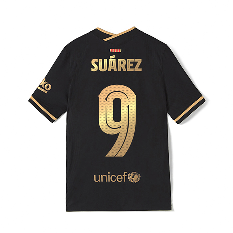 Niño Fútbol Camiseta Luis Suarez #9 2ª Equipación Negra 2020/21 La Camisa Chile