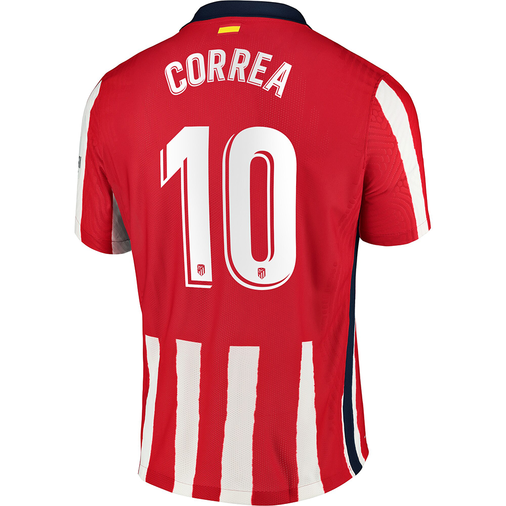 Niño Fútbol Camiseta Angel Correa #10 1ª Equipación Roja 2020/21 La Camisa Chile