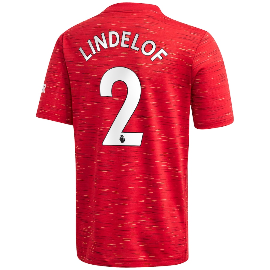 Niño Fútbol Camiseta Victor Lindelof #2 1ª Equipación Roja 2020/21 La Camisa Chile