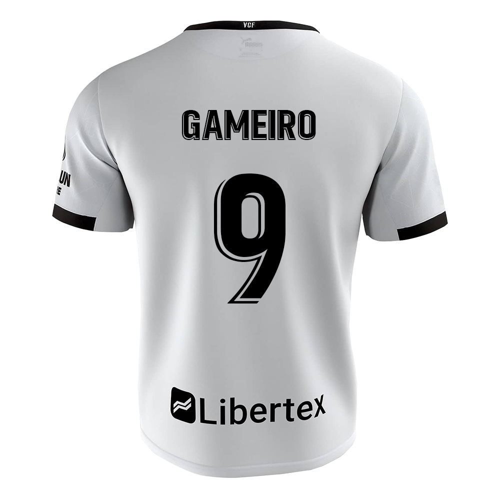 Niño Fútbol Camiseta Kevin Gameiro #9 1ª Equipación Blanco 2020/21 La Camisa Chile