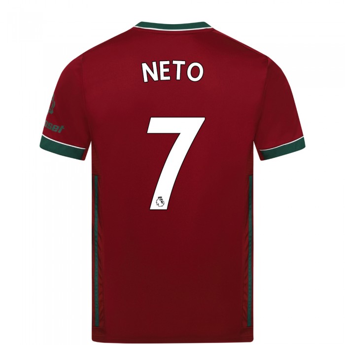 Niño Fútbol Camiseta Pedro Neto #7 3ª Equipación Carmín 2020/21 La Camisa Chile