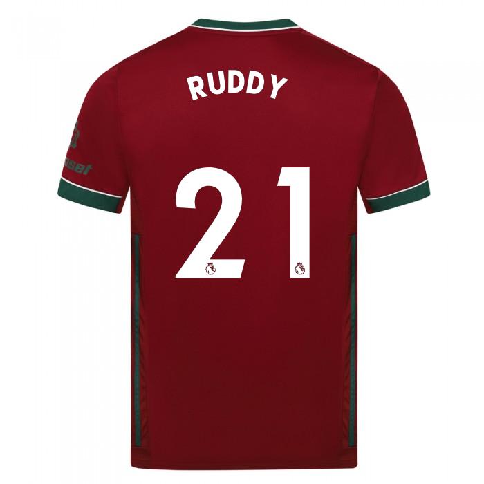 Niño Fútbol Camiseta John Ruddy #21 3ª Equipación Carmín 2020/21 La Camisa Chile
