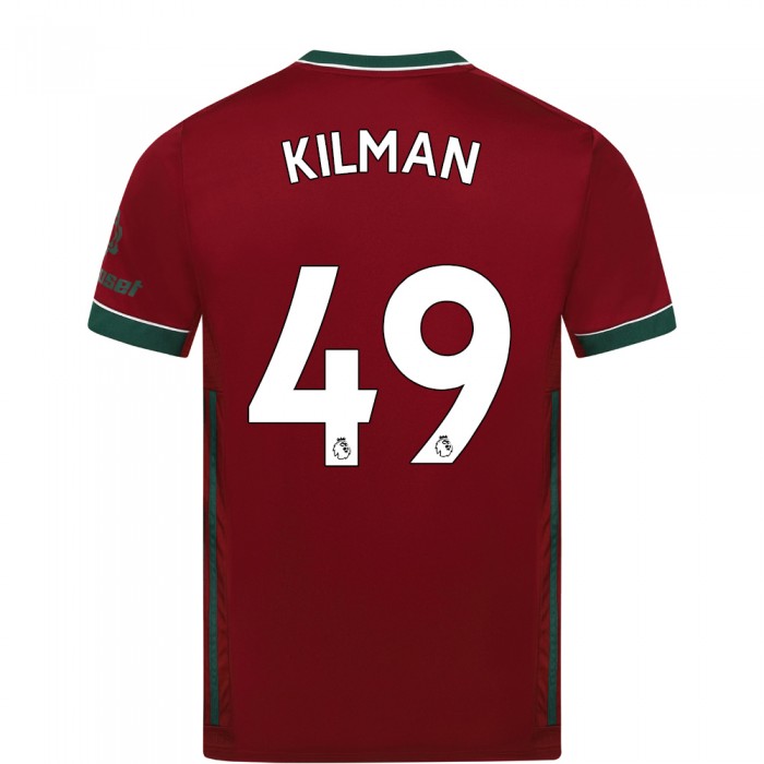 Niño Fútbol Camiseta Max Kilman #49 3ª Equipación Carmín 2020/21 La Camisa Chile