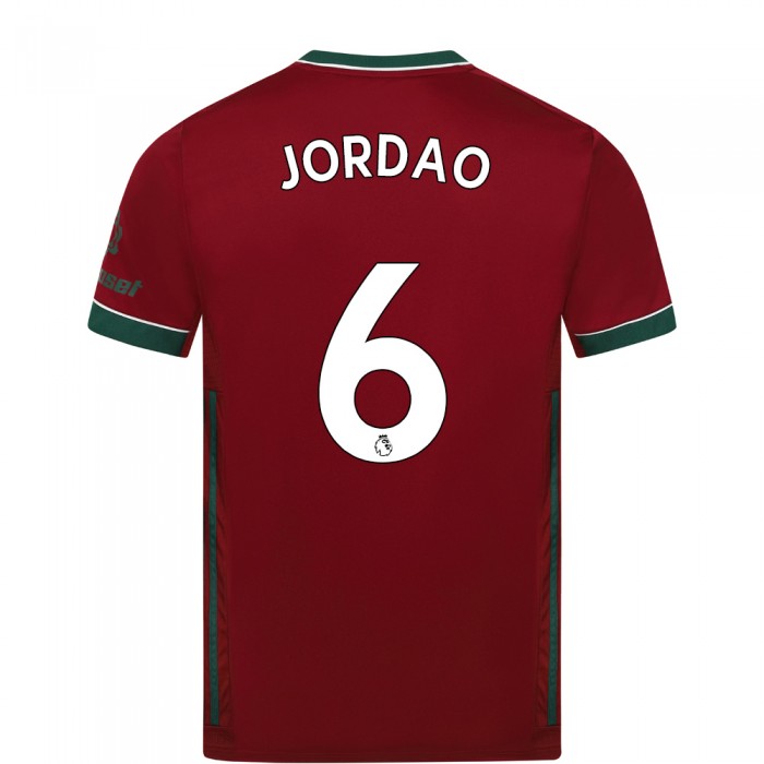 Niño Fútbol Camiseta Bruno Jordao #6 3ª Equipación Carmín 2020/21 La Camisa Chile