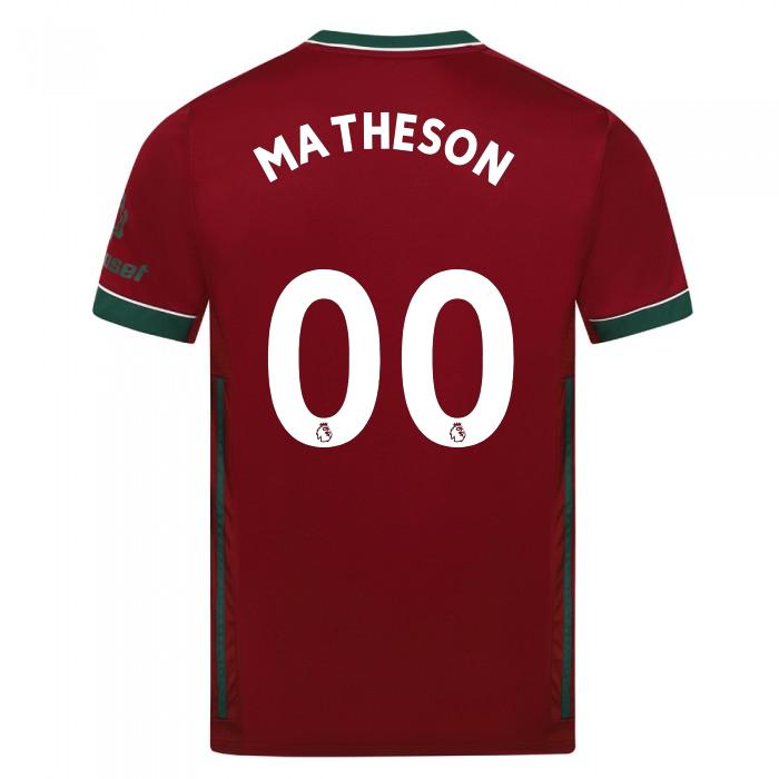 Niño Fútbol Camiseta Luke Matheson #0 3ª Equipación Carmín 2020/21 La Camisa Chile