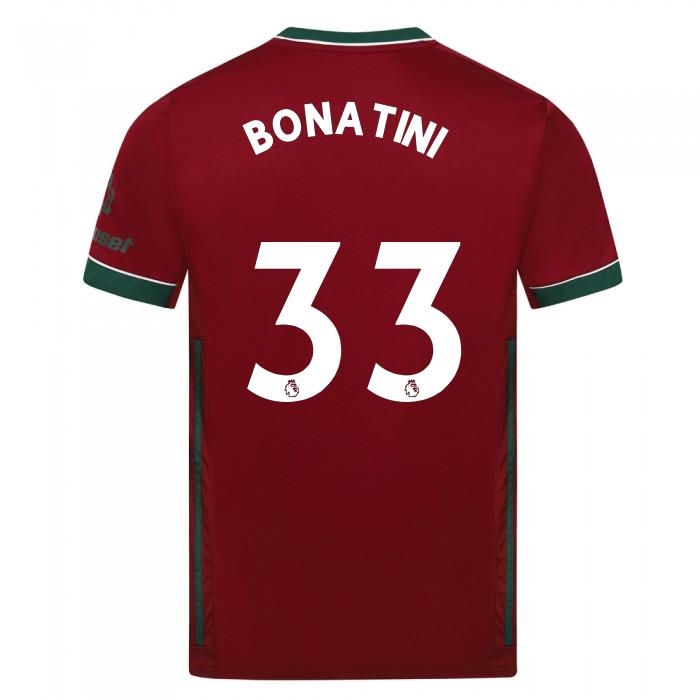 Niño Fútbol Camiseta Leo Bonatini #33 3ª Equipación Carmín 2020/21 La Camisa Chile