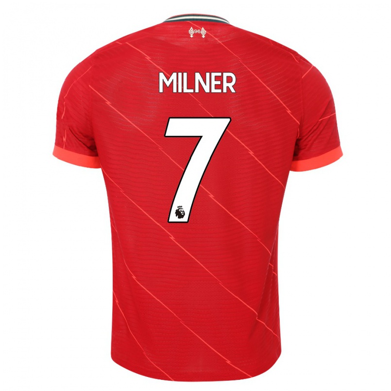 Hombre Fútbol Camiseta James Milner #7 Rojo 1ª Equipación 2021/22 La Camisa Chile