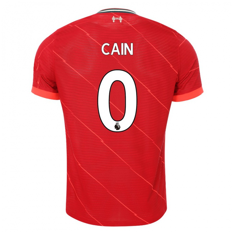 Hombre Fútbol Camiseta Jake Cain #0 Rojo 1ª Equipación 2021/22 La Camisa Chile
