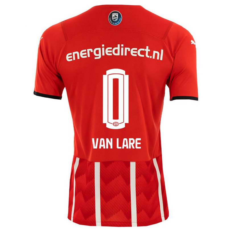 Hombre Fútbol Camiseta Aron Van Lare #0 Rojo 1ª Equipación 2021/22 La Camisa Chile