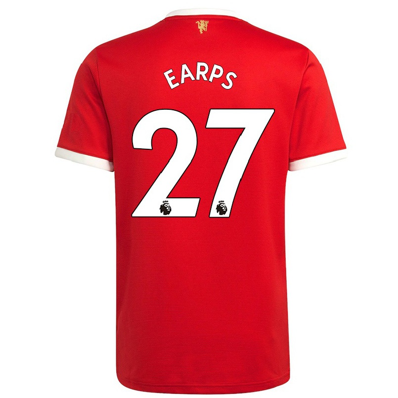 Hombre Fútbol Camiseta Mary Earps #27 Rojo 1ª Equipación 2021/22 La Camisa Chile