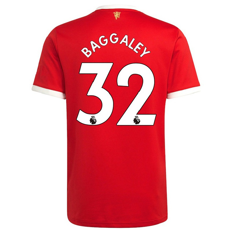 Hombre Fútbol Camiseta Sophie Baggaley #32 Rojo 1ª Equipación 2021/22 La Camisa Chile