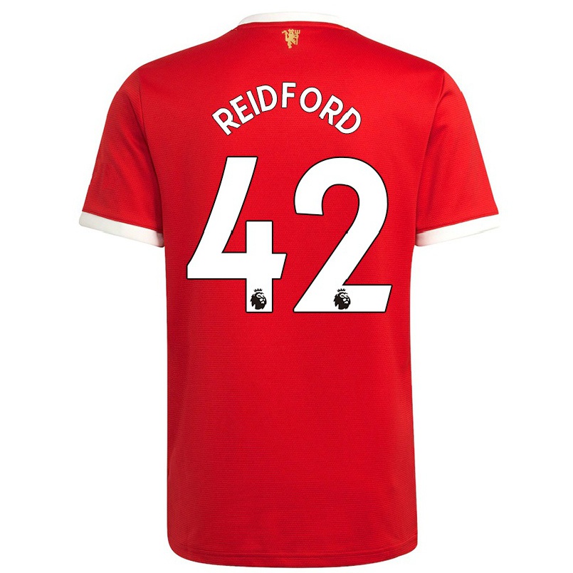 Hombre Fútbol Camiseta Izzy Reidford #42 Rojo 1ª Equipación 2021/22 La Camisa Chile