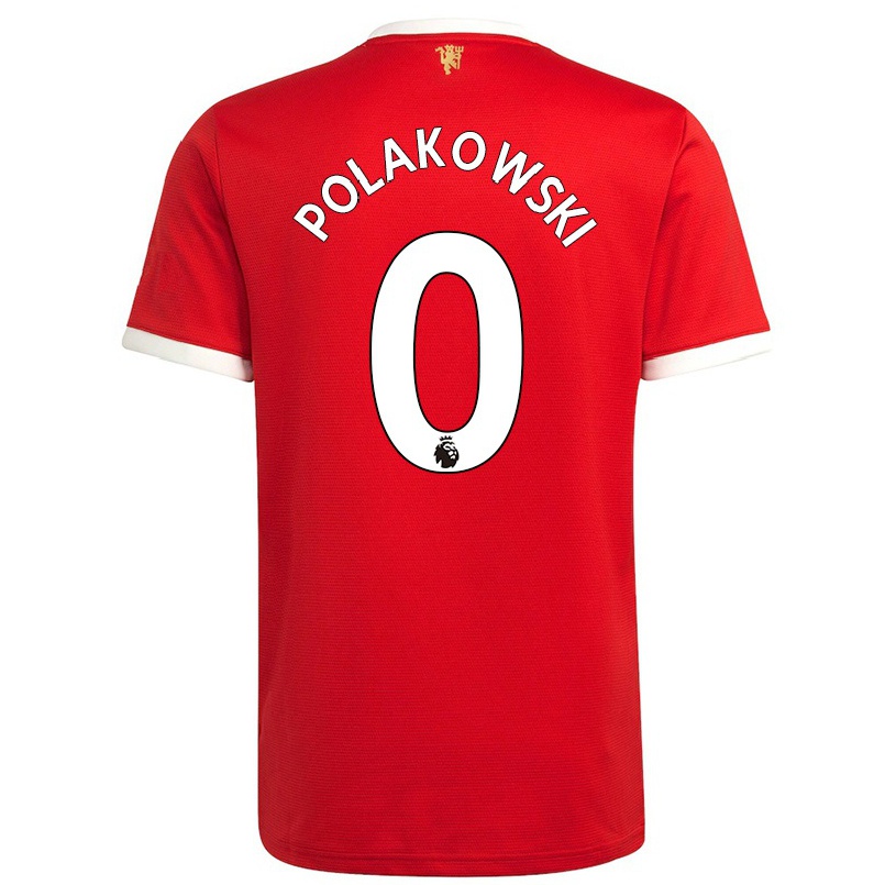 Hombre Fútbol Camiseta Daniel Polakowski #0 Rojo 1ª Equipación 2021/22 La Camisa Chile