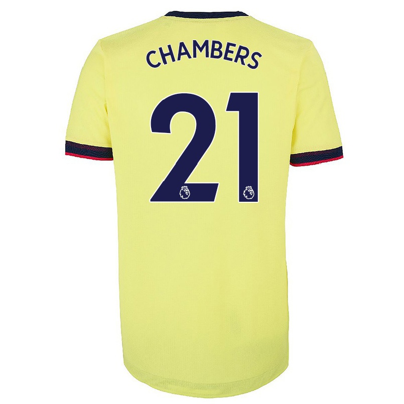 Hombre Fútbol Camiseta Calum Chambers #21 Rojo Blanco 1ª Equipación 2021/22 La Camisa Chile