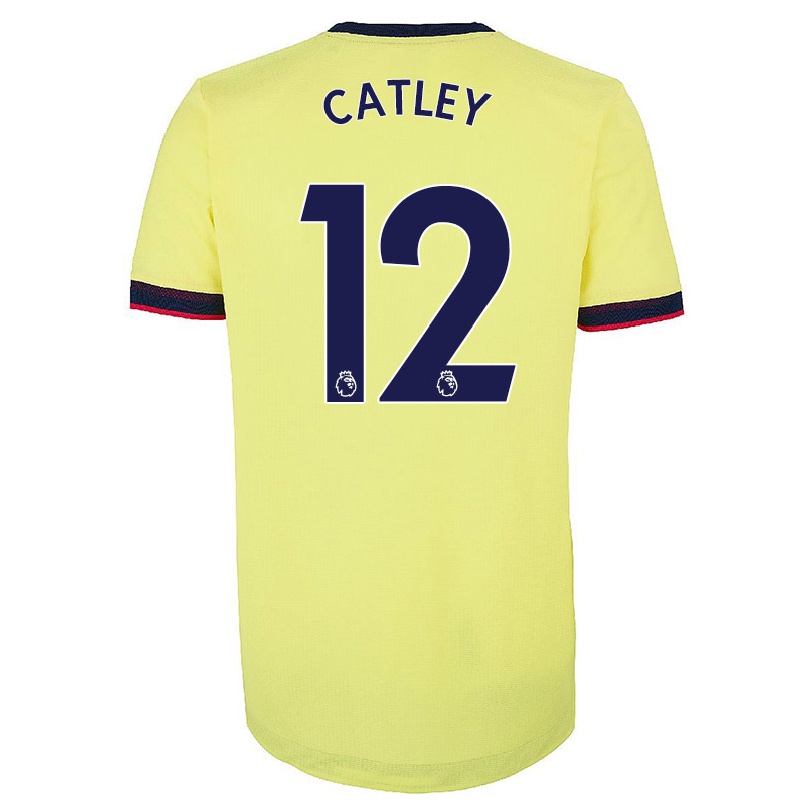 Hombre Fútbol Camiseta Steph Catley #12 Rojo Blanco 1ª Equipación 2021/22 La Camisa Chile