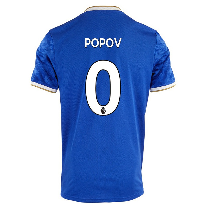 Hombre Fútbol Camiseta Christopher Popov #0 Azul Real 1ª Equipación 2021/22 La Camisa Chile