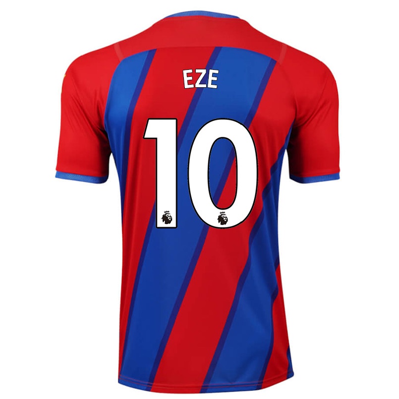 Hombre Fútbol Camiseta Eberechi Eze #10 Azul Real 1ª Equipación 2021/22 La Camisa Chile