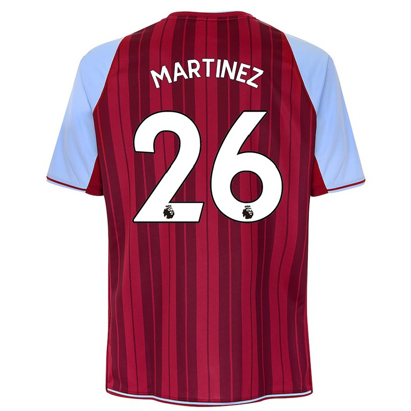 Hombre Fútbol Camiseta Emiliano Martinez #26 Granate 1ª Equipación 2021/22 La Camisa Chile