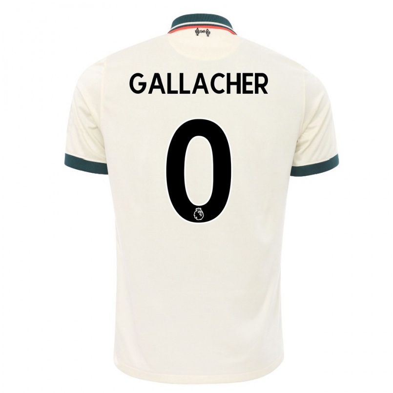 Hombre Fútbol Camiseta Tony Gallacher #0 Beige 2ª Equipación 2021/22 La Camisa Chile