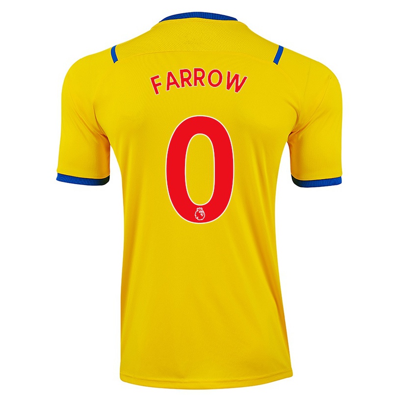 Hombre Fútbol Camiseta Millie Farrow #0 Amarillo 2ª Equipación 2021/22 La Camisa Chile